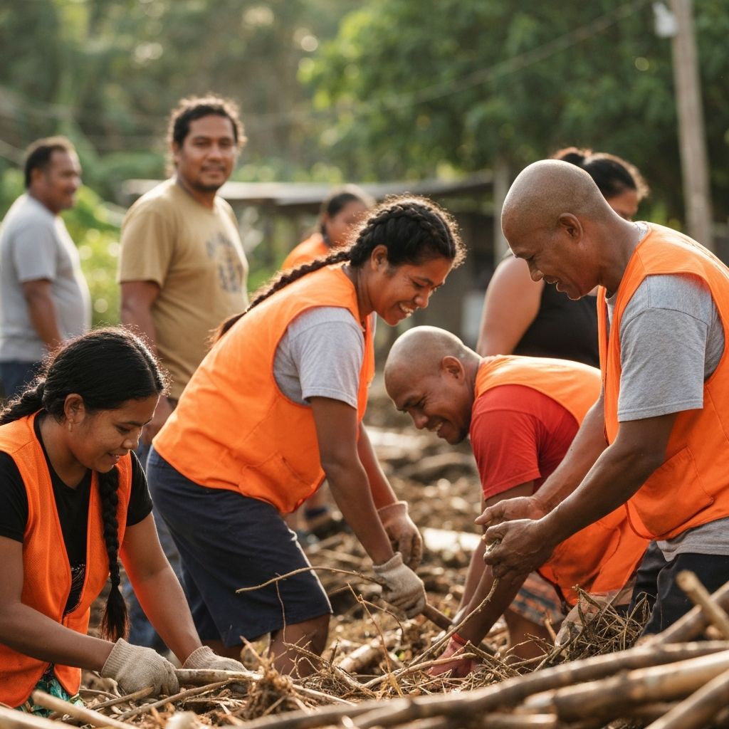 Kīnā'ole Foundation volunteers helping rebuild Hawaii communities